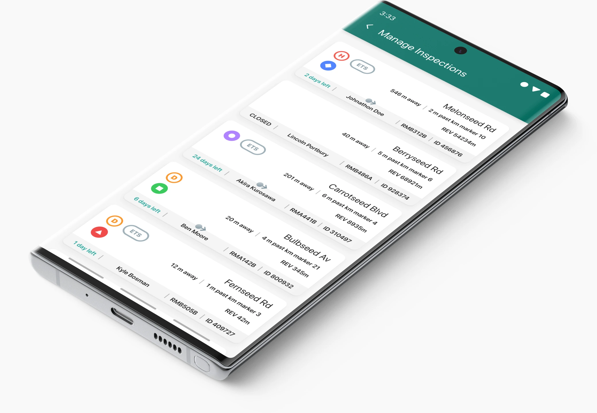 Mockup of scientific software.